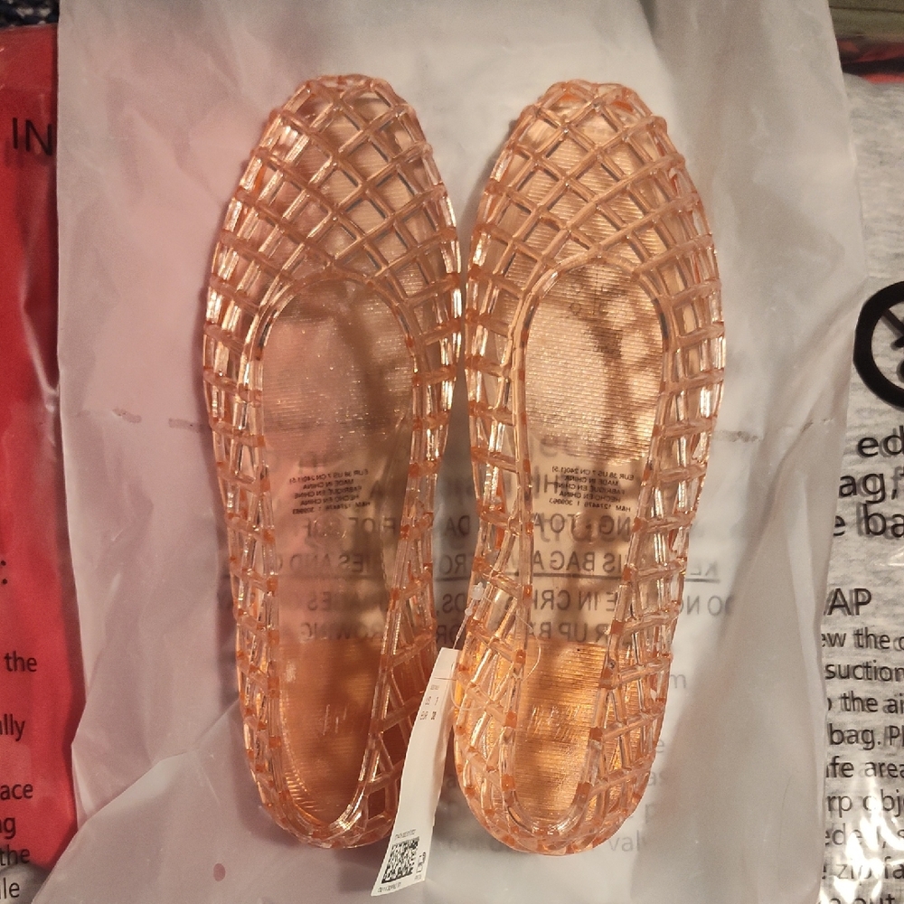 Women's Transparent Jelly Flats